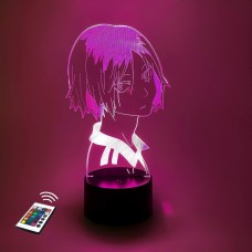 3D ночник "Кенма Козуме"(УВЕЛИЧЕННОЕ ИЗОБРАЖЕНИЕ) подарочная упаковка + 16 цветов + пульт ДУ + сетевой адаптер + батарейки (3ААА) 3DTOYSLAMP