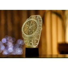 Сменная пластина для 3D светильников "Часы" 3DTOYSLAMP