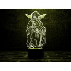Сменная пластина для 3D ламп "Йода" 3DTOYSLAMP