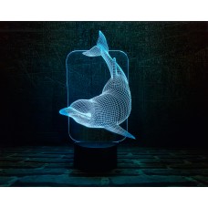 Сменная пластина для 3D ламп "Дельфин" 3DTOYSLAMP