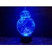 Сменная пластина "BB 8" для 3D светильников 3DTOYSLAMP