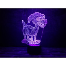 Сменная пластина для 3D светильников "Дружок" 3DTOYSLAMP