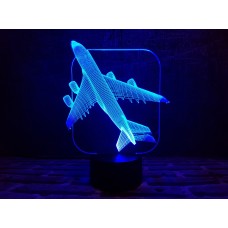 Сменная пластина для 3D светильников "Самолет" 3DTOYSLAMP