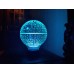 Сменная пластина для 3D ночника "Звезда смерти" 3DTOYSLAMP