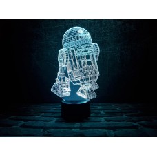 Сменная пластина для 3D ночника "R2D2" 3DTOYSLAMP
