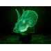 Сменная пластина для 3D ламп "Трицераптор" 3DTOYSLAMP