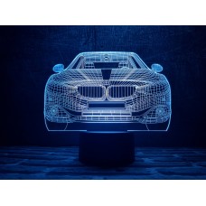 Сменная пластина для 3D светильников "Автомобиль 10 " 3DTOYSLAMP