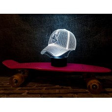 Сменная пластина для 3D светильников "Бейсболка" 3DTOYSLAMP