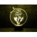 Сменная пластина для 3D светильников "Скейтбордист" 3DTOYSLAMP