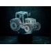 Сменная пластина для 3D светильников "Трактор" 3DTOYSLAMP Сменная пластина для 3D светильников "Трактор" 3DTOYSLAMP