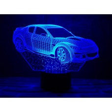 Сменная пластина для 3D светильников "Автомобиль 6" 3DTOYSLAMP