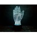 Сменная пластина для 3D светильников "Дай пять" 3DTOYSLAMP