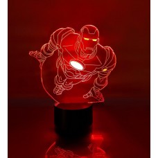 Сменная пластина для 3D ночника "Железный человек 2" 3DTOYSLAMP