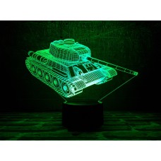 Сменная пластина для 3D светильников "Танк" 3DTOYSLAMP