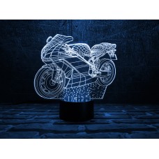Сменная пластина для 3D светильников "Мотоцикл 2" 3DTOYSLAMP