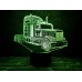 Сменная пластина для 3D светильников "Автомобиль 13" 3DTOYSLAMP