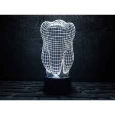 Сменная пластина для 3D светильников "Зуб" 3DTOYSLAMP