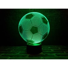 Сменная пластина для 3D светильников  "Футбольный мяч" 3DTOYSLAMP