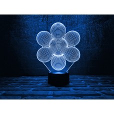 Сменная пластина для 3D ночника "Начало" 3DTOYSLAMP