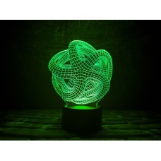 Сменная пластина для 3D ночника "Звезда" 3DTOYSLAMP