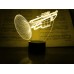 Сменная пластина для 3D светильников "Труба" 3DTOYSLAMP