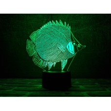Сменная пластина для 3D ламп "Рыбка" 3DTOYSLAMP