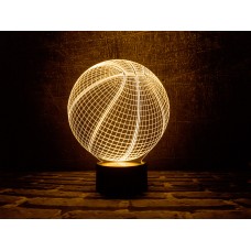 Сменная пластина для 3D светильников "Баскетбольный мяч" 3DTOYSLAMP