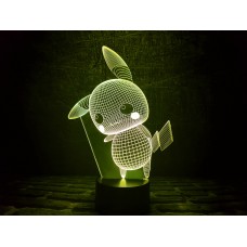 Сменная пластина для 3D ламп "Пикачу" 3DTOYSLAMP