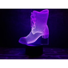 Сменная пластина для 3D светильников "Сапожок" 3DTOYSLAMP