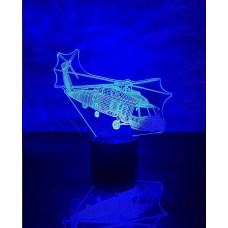 Сменная пластина для 3D ламп "Вертолет" 3DTOYSLAMP