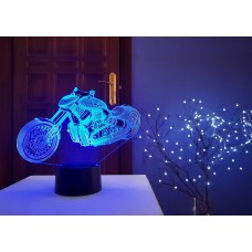 Сменная пластина для 3D светильник "Мотоцикл 9" 3D TOYSLAMP