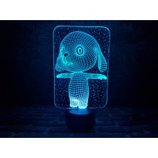 Сменная пластина для 3D ламп "Зайка" 3DTOYSLAMP