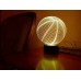 Сменная пластина для 3D светильников "Баскетбольный мяч" 3DTOYSLAMP