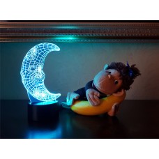 Сменная пластина для 3D светильников "Месяц" 3DTOYSLAMP