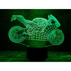 Сменная пластина для 3D светильников "Мотоцикл 4" 3DTOYSLAM
