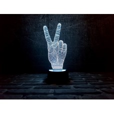 Сменная пластина для 3D светильников "Привет" 3DTOYSLAMP