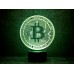 Сменная пластина для 3D светильников "Bitcoin" 3DTOYSLAMP