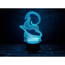 Сменная пластина для 3D ламп "Золотая антилопа" 3DTOYSLAMP