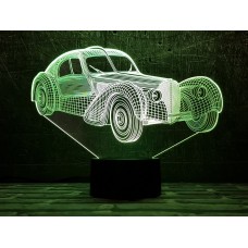 Сменная пластина для 3D светильников "Автомобиль 35" 3DTOYSLAMP
