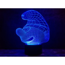 Сменная пластина для 3D светильников "Смурфик" 3DTOYSLAMP