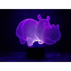 Сменная пластина для 3D ламп "Бегемот" 3DTOYSLAMP