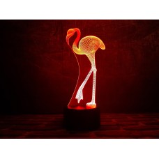 Сменная пластина для 3D ночника "Фламинго" 3DTOYSLAMP
