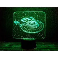 Сменная пластина для 3D светильников "Космический корабль" 3DTOYSLAMP