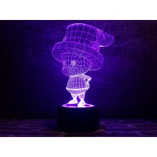 Сменная пластина для 3D светильников "Гномик" 3DTOYSLAMP