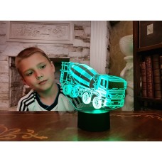 Сменная пластина для 3D светильников "Автомобиль 36" 3DTOYSLAMP