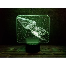 Сменная пластина для 3D светильников "Космический корабль 4" 3DTOYSLAMP