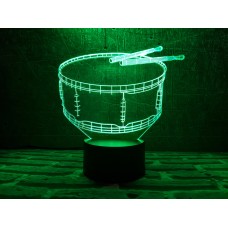 Сменная пластина для 3D ночника "Барабан" 3DTOYSLAMP