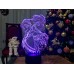 Сменная пластина для 3D светильников "Холодное сердце" 3DTOYSLAMP Сменная пластина для 3D светильников "Холодное сердце" 3DTOYSLAMP