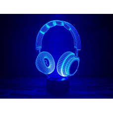 Сменная пластина для 3D светильников "Наушники" 3DTOYSLAMP