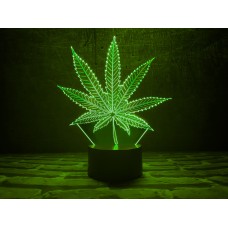 Сменная пластина для 3D светильников "Листок" 3DTOYSLAMP